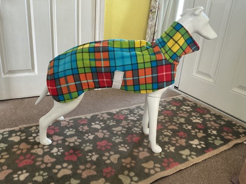 Bright tartan fleece - tartan,