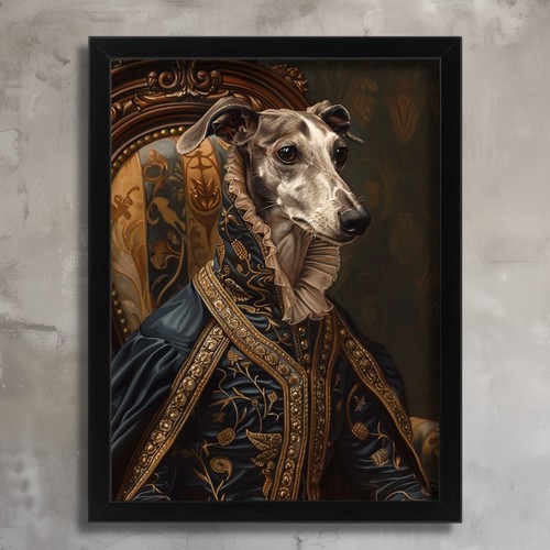 Anthropomorphic greyhound wall - anthropomorphic,