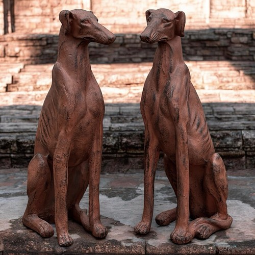Life size pair whippet - of, /