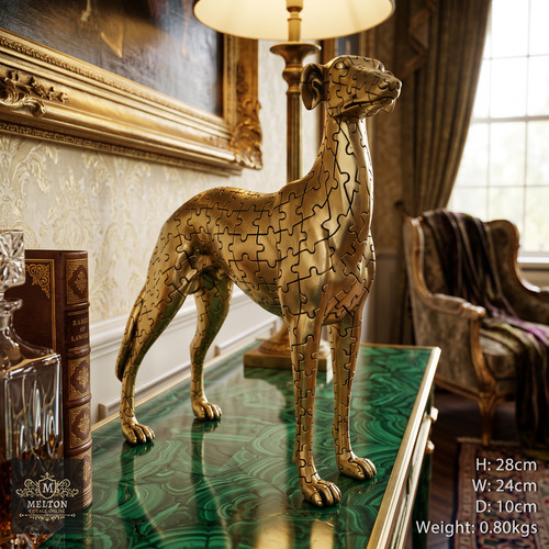 Dog sculpture large jigsaw - sculpture,