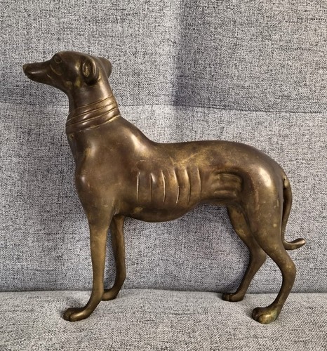 Vintage cast brass metal - cast,