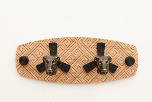 Whippet wall hook handmade - -,