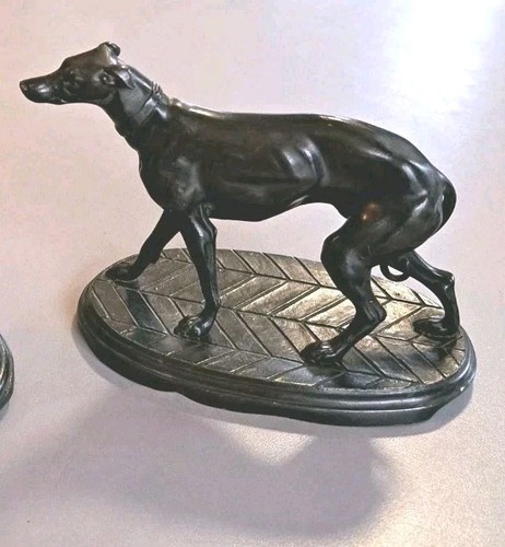Antique black patina spelter - antique,