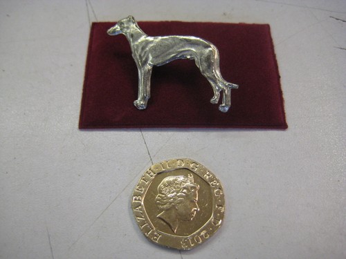 Greyhound whippet lurcher - greyhound/whippet/lurcher, pin