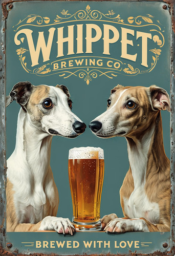 Whippet brewing metal - whippet,