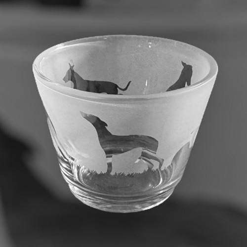 Whippet gift rustic - ,
