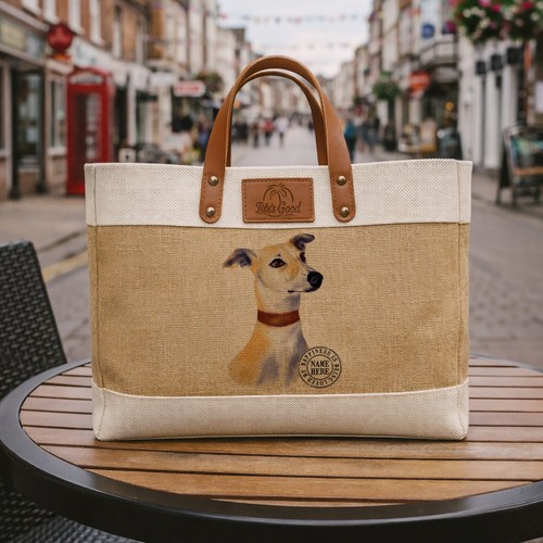 Whippet tote bag - bag, dog